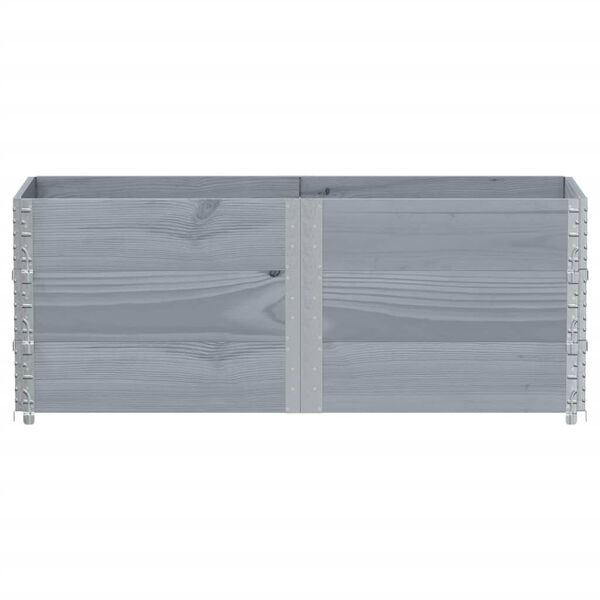 vidaXL 3 db sz&uuml;rke t&ouml;m&ouml;r fenyőfa raklapmagas&iacute;t&oacute; 150 x 50 cm