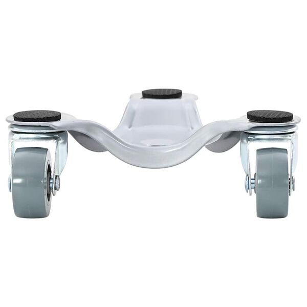 vidaXL 4 db bútorgörgő, 16 x 14,5 x 5,5 cm, acél, 180 kg