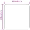 vidaXL ez&uuml;stsz&uuml;rke hossz&uacute; sz&aacute;l&uacute; NAVARRA bozontos szőnyeg 240x240 cm