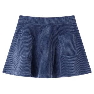 Gyerek szoknya zsebekkel Corduroy Navy 92