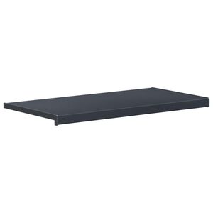 vidaXL Ablakp&aacute;rk&aacute;ny Antracit fa erezettel 80 x 45 x 4,5 cm PVC