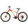 vidaXL 21 sebess&eacute;ges piros mountain bike 27,5 h&uuml;velykes ker&eacute;kkel 38 cm
