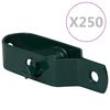 vidaXL 250 darab z&ouml;ld ac&eacute;l huzalfesz&iacute;tő ker&iacute;t&eacute;shez 90 mm