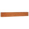 vidaXL rozsda sz&iacute;nű corten ac&eacute;l kerti magas&aacute;gy&aacute;s 320 x 40 x 45 cm