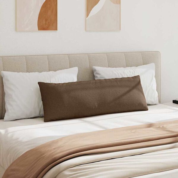 vidaXL Kanapé párnák 2 pcs Barna 120 x 40 cm szövet