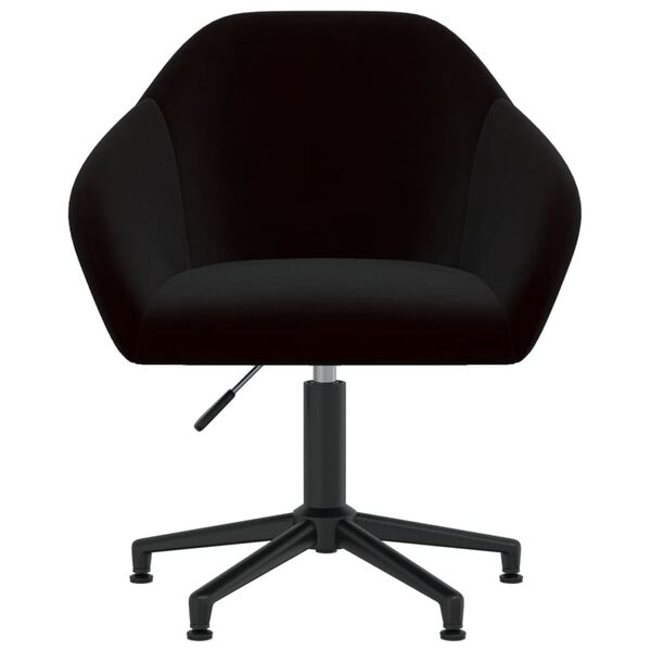 vidaXL fekete b&aacute;rsony forg&oacute; &eacute;tkezősz&eacute;k