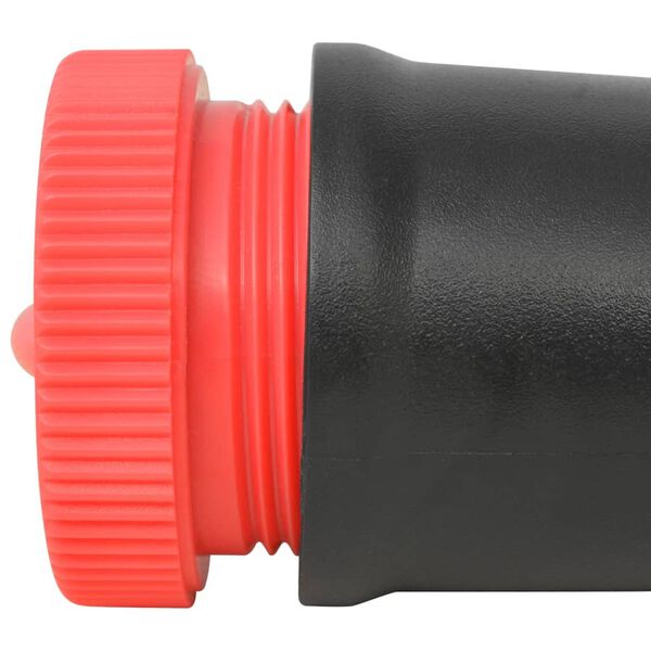 vidaXL Pinpointer fekete és piros fémdetektor