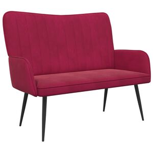 vidaXL K&eacute;t&uuml;l&eacute;ses Kanap&eacute; Bord&oacute; 115 x 61 x 87 cm B&aacute;rsony