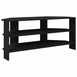 vidaXL SarokTVSzekr&eacute;ny Fekete 102x40,5x45cm Faanyag