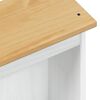 vidaXL K&ouml;nyvszekr&eacute;ny Feh&eacute;r 46 x 20 x 170 cm T&ouml;m&ouml;r fenyőfa