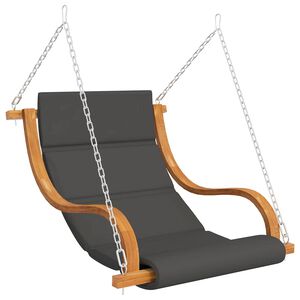 vidaXL t&ouml;m&ouml;r hajl&iacute;tott fa hintasz&eacute;k n&eacute;lk&uuml;l hintakeret p&aacute;rn&aacute;val
