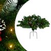 vidaXL z&ouml;ld PVC megvil&aacute;g&iacute;tott &ouml;sv&eacute;ny műkar&aacute;csonyfa 40 cm