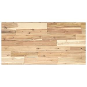 vidaXL kezeletlen t&ouml;m&ouml;r ak&aacute;cfa f&uuml;rdőszobapult 60 x 40 x 2 cm