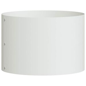 vidaXL &Uuml;ltető gyűrű Feh&eacute;r 30 x 30 x 20 cm Hidegen hengerelt ac&eacute;l