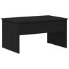 vidaXL Doh&aacute;nyz&oacute;asztal Fekete t&ouml;lgy 80 x 50,5 x 41,5 cm Szerelt Fa