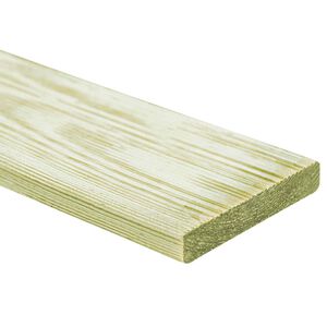 vidaXL Terasz Deszka 12 db Z&ouml;ld Impregn&aacute;lt 1,44 m&sup2; Impregn&aacute;lt Fenyőfa