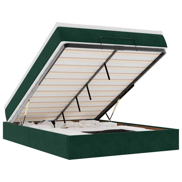 vidaXL Ottom&aacute;n &aacute;gykeret matraccal s&ouml;t&eacute;tz&ouml;ld 140x190cm b&aacute;rsony