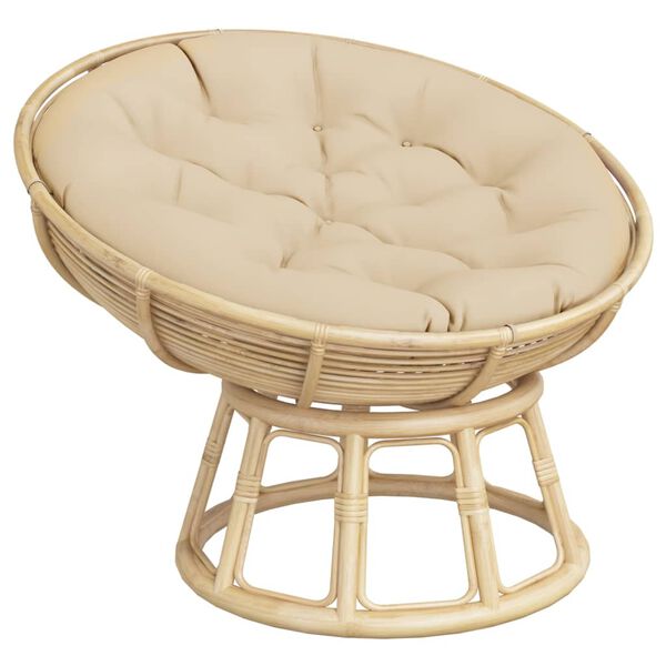 vidaXL b&eacute;zs oxford-sz&ouml;vet kerek p&aacute;rna &Oslash; 100 x 11 cm