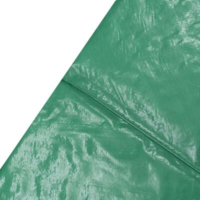vidaXL zöld polietilén biztonsági párna 4,26 m-es kerek trambulinhoz