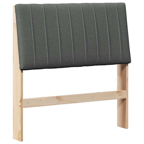 vidaXL K&aacute;rpitozott fejt&aacute;mla S&ouml;t&eacute;tsz&uuml;rke 90 cm T&ouml;m&ouml;r fenyőfa