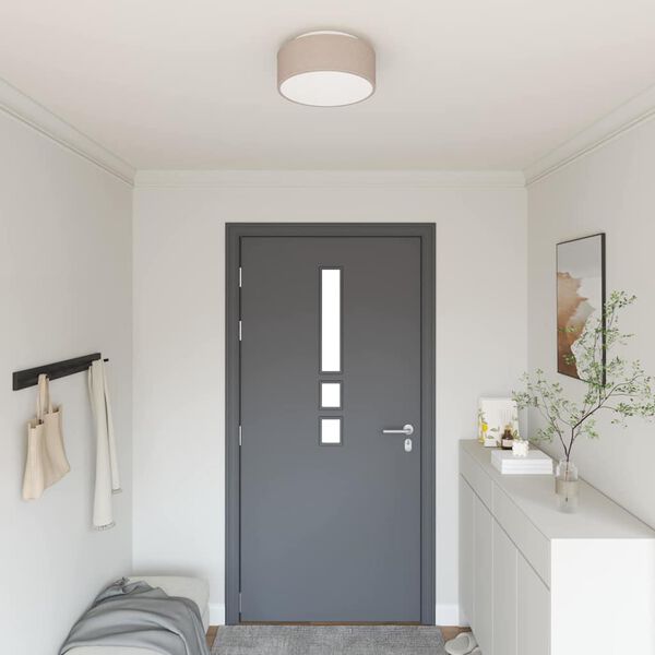 vidaXL Mennyezeti lámpa Tópszínű 30 x 13.5 cm szövet