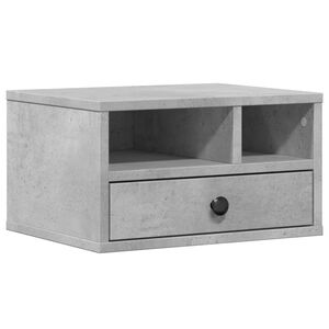 vidaXL betonsz&uuml;rke szerelt fa nyomtat&oacute;&aacute;llv&aacute;ny 40 x 32 x 22,5 cm