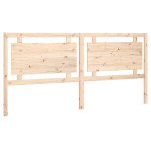 vidaXL t&ouml;m&ouml;r fenyőfa &aacute;gyfejt&aacute;mla 205,5 x 4 x 100 cm