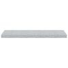 vidaXL 4 db betonsz&uuml;rke MDF lebegő fali polc 80 x 23,5 x 3,8 cm