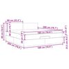 vidaXL s&ouml;t&eacute;tsz&uuml;rke sz&ouml;vet ottom&aacute;n &aacute;gy matraccal & LED-ek 180x200cm