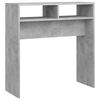 vidaXL betonsz&uuml;rke szerelt fa t&aacute;lal&oacute;asztal 78 x 30 x 80 cm