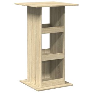 vidaXL sonoma t&ouml;lgy sz&iacute;nű szerelt fa b&aacute;rasztal t&aacute;rol&oacute;val 60x60x102 cm