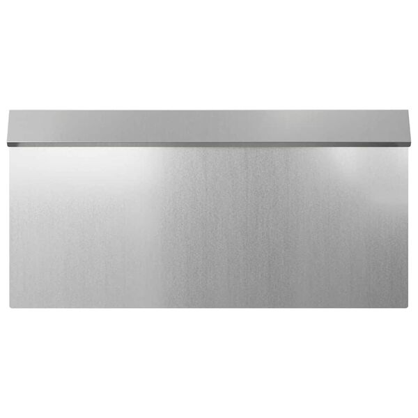 vidaXL Csiga ker&iacute;t&eacute;s Ez&uuml;st 50 x 3,5 x 25 cm Horganyzott ac&eacute;l