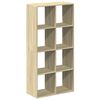 vidaXL sonoma t&ouml;lgy szerelt fa elv&aacute;laszt&oacute; k&ouml;nyvespolc 69,5x29x137,5 cm
