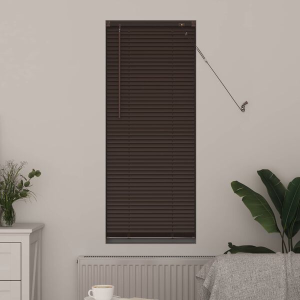 vidaXL Zsaluzia &Aacute;ll&iacute;that&oacute; S&ouml;t&eacute;t barna mint&aacute;val 150 x 60 cm PVC