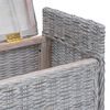 vidaXL T&aacute;rol&oacute;pad p&aacute;rn&aacute;val Feh&eacute;r Mos&aacute;s 110 x 40 x 50 cm Rattan
