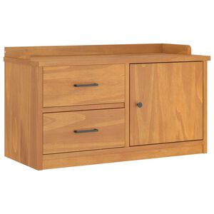 vidaXL SANDNES t&ouml;m&ouml;r fenyőfa előszobapad 87x40x50 cm