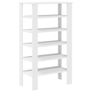 vidaXL feh&eacute;r szerelt fa cipőt&aacute;rol&oacute; szekr&eacute;ny 61x32x105 cm