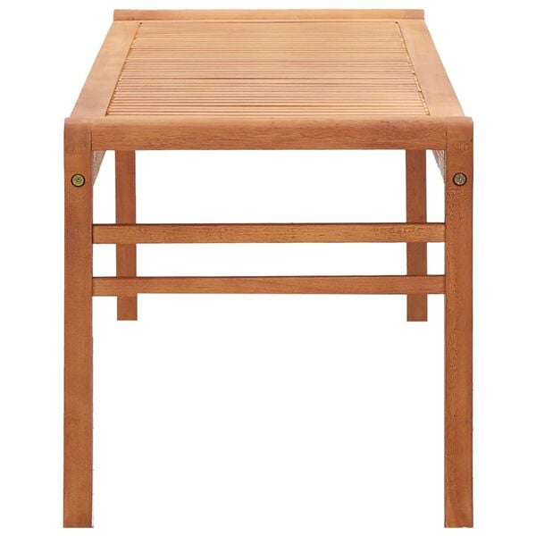 vidaXL 3 szem&eacute;lyes t&ouml;m&ouml;r eukaliptuszfa kerti pad 150 cm