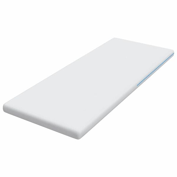 vidaXL Matrac topper Feh&eacute;r 80 x 200 cm Jacquard Sz&ouml;vet