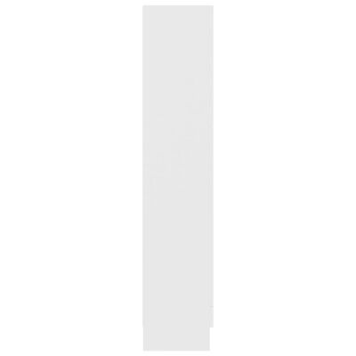 vidaXL fehér forgácslap vitrinszekrény 82,5 x 30,5 x 150 cm