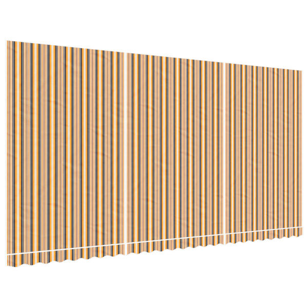 vidaXL többszínű csíkos pótszövet napellenzőhöz 6 x 3 m