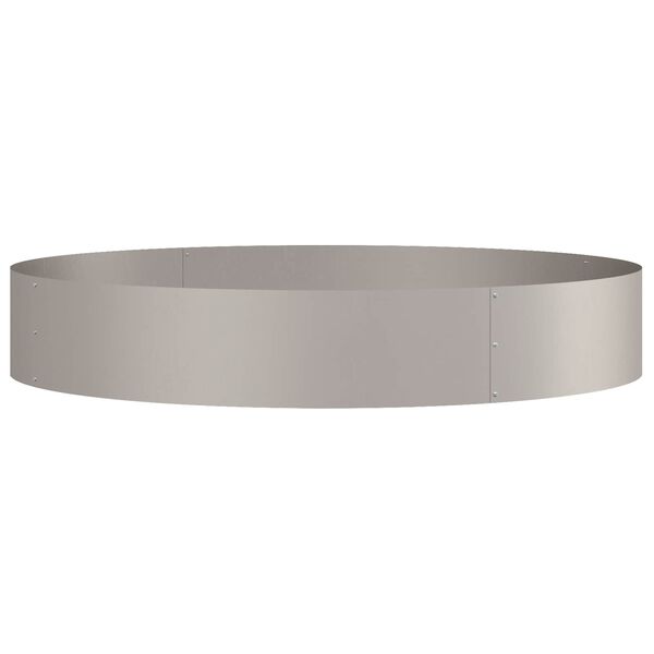 vidaXL &Uuml;ltető gyűrű 5 pcs Barna 120 x 120 x 20 cm Időj&aacute;r&aacute;s&aacute;ll&oacute; ac&eacute;l