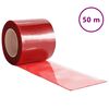 vidaXL piros PVC ajt&oacute;f&uuml;gg&ouml;ny 200 mm x 1,6 mm 50 m