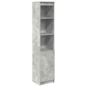 vidaXL betonsz&uuml;rke szerelt fa magasszekr&eacute;ny 37,5x35x180 cm