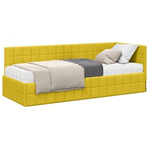 vidaXL Sarok &Aacute;gykeret Matraccal 2 db S&aacute;rga 80 x 200 cm B&aacute;rsony