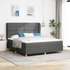 vidaXL Boxspring &aacute;gy matraccal S&ouml;t&eacute;tsz&uuml;rke 90x190 cm Sz&ouml;vet sz&ouml;vet