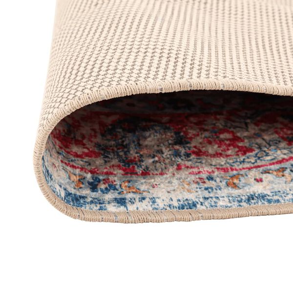 vidaXL t&ouml;bbsz&iacute;nű moshat&oacute; szőnyeg &Oslash; 120 cm