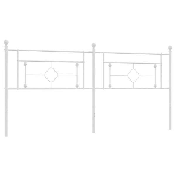 vidaXL feh&eacute;r f&eacute;m csere fejt&aacute;mla 193 cm