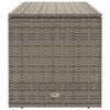 vidaXL szürke polyrattan kültéri párna doboz 100x55x55,5 cm