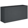 vidaXL Kerti cser&eacute;p Antracitsz&uuml;rke 100 x 30 x 40 cm